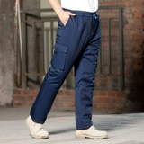 Зимние работники работников работников труда хлопчатобумажные брюки износа -устойчивый к утолщению и удобрениям, увеличите холодное хранение водного водонепроницаемого и холодной хлопковой куртки.