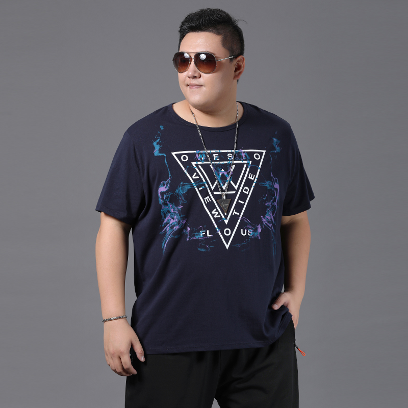 Fat - sleeved T - shirt is loose and fat - sleeved cotton and large fat fat summer dress