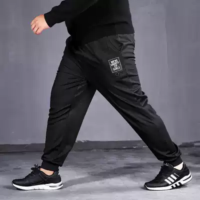 2019 new autumn and winter fat plus fat plus size sweatpants men's loose fat pants fat casual pants 6XL