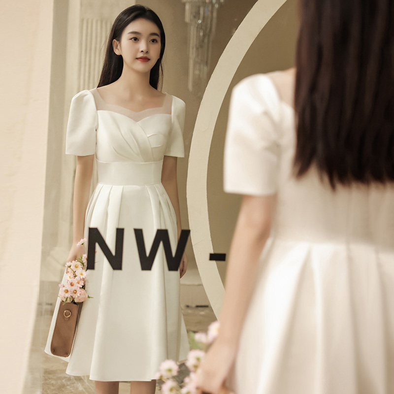 French satin bride bride bride bride bride brigade bride bride bride briefs briefs to register small children dress retro white dress