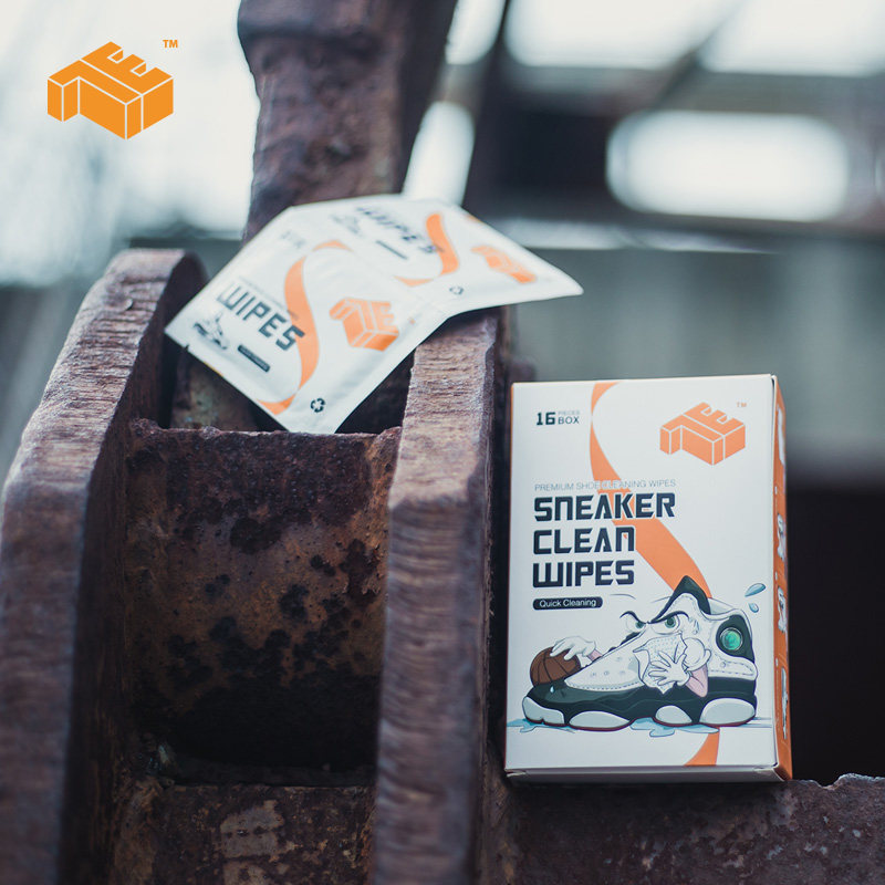 Red Ant sneakers quick cleaning wipes boxed shoeshine wet towels decontamination shoeshine paper AJ Sneakers shoe washing artifact