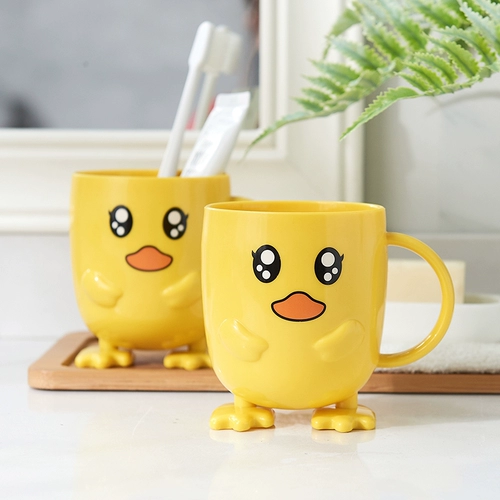 B.Duck, детский мультяшный ударопрочный ополаскиватель для рта для домашнего использования, увеличенная толщина