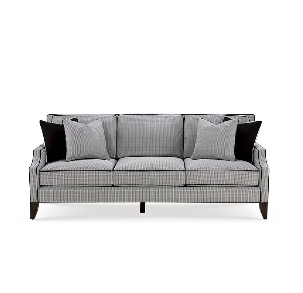Bắc Âu sáng tạo houndstooth phòng khách sofa ba chỗ kích thước căn hộ khách sạn phòng họp 4S cửa hàng trưng bày phòng tiếp tân - Ghế sô pha ghế sofa giường kéo