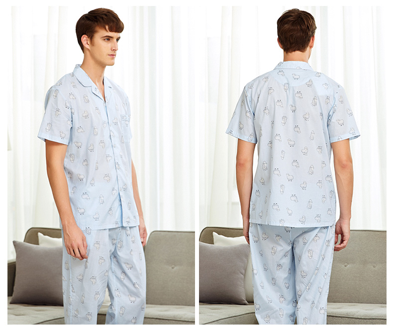Pyjama mixte en Coton à manche courte - Ref 3005438 Image 19