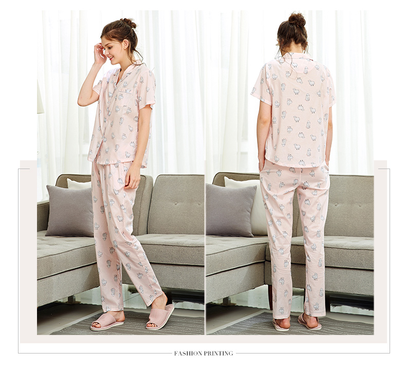 Pyjama mixte en Coton à manche courte - Ref 3005438 Image 17