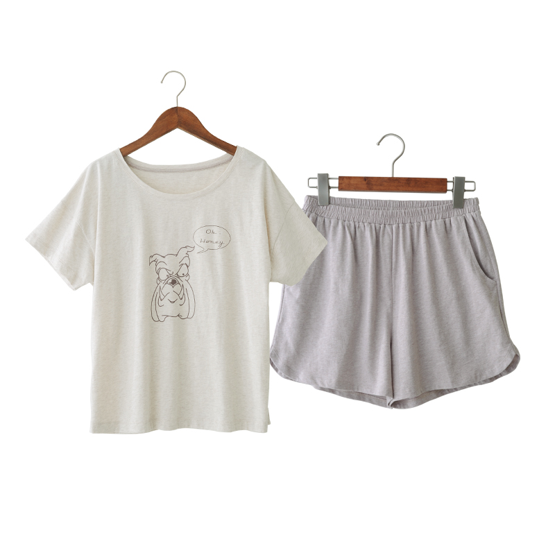 Pyjama mixte en Coton à manche courte - Ref 3005435 Image 3