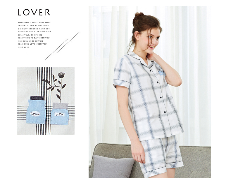 Pyjama mixte en Coton à manche courte - Ref 3005401 Image 16