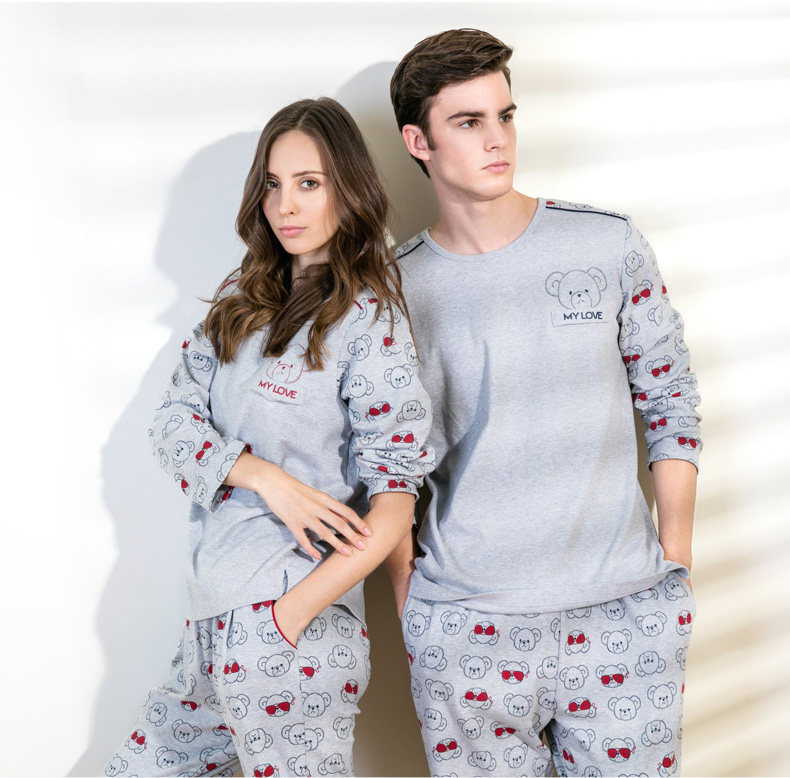 Pyjama mixte en Coton à manches longues - Ref 3005449 Image 16