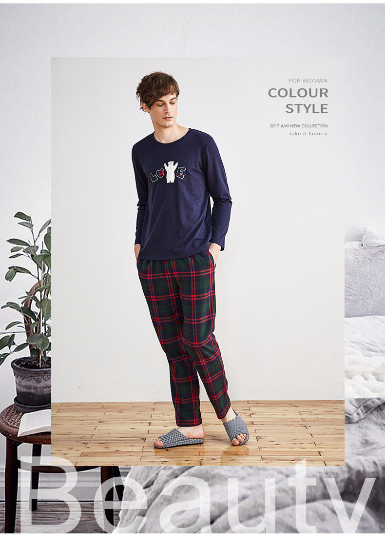 Pyjama mixte en Coton à manches longues - Ref 3005436 Image 13