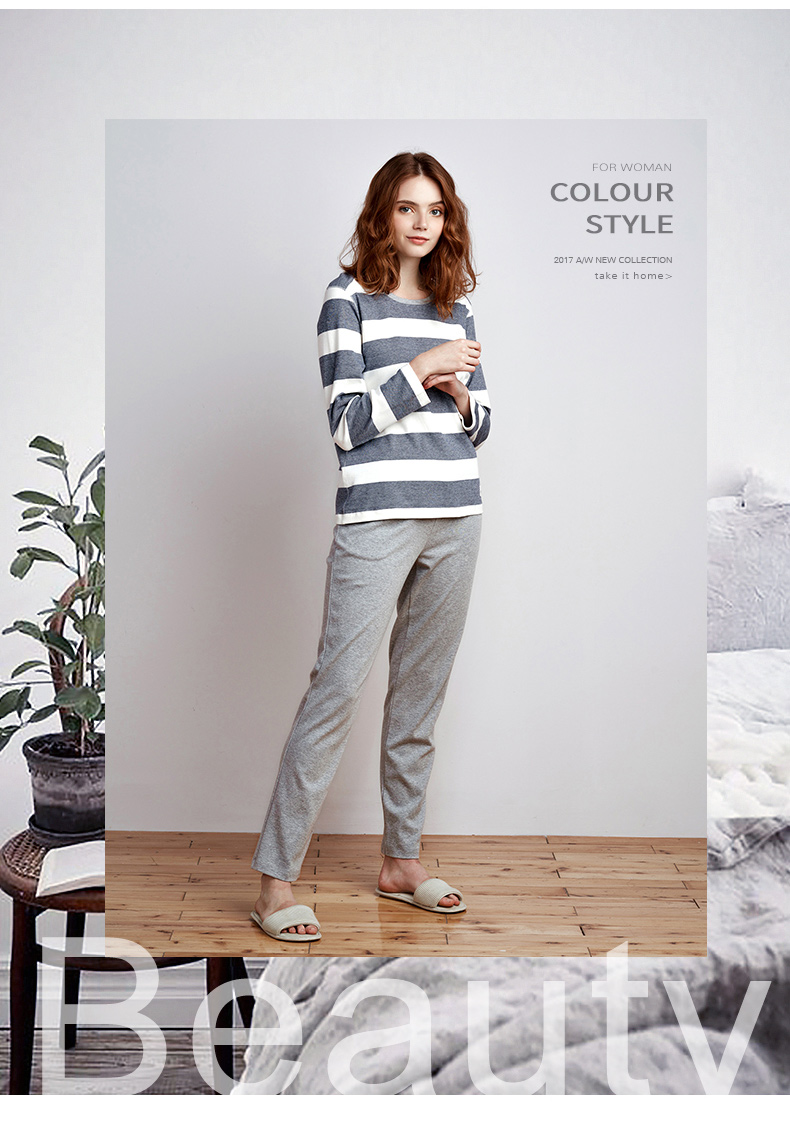 Pyjama mixte en Coton à manches longues - Ref 3005398 Image 15