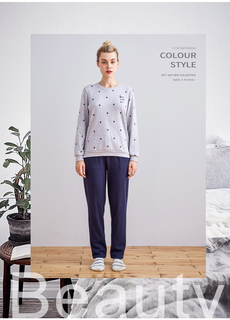 Pyjama mixte en Coton à manches longues - Ref 3005450 Image 15