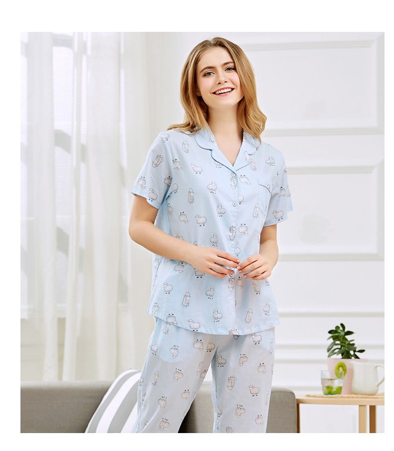 Pyjama mixte en Coton à manche courte - Ref 3005438 Image 14