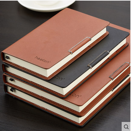 Joytong 841 Lilly boxed business office Hard leather face notebook minimalist creative university student with a note day note