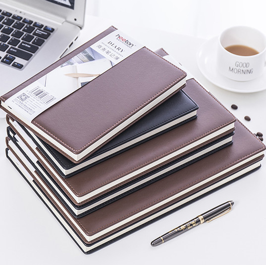 Joycomm Thickened Replica Leather Notebook Business Office Notepad Refined Notebook Students Diary this hardface transcript