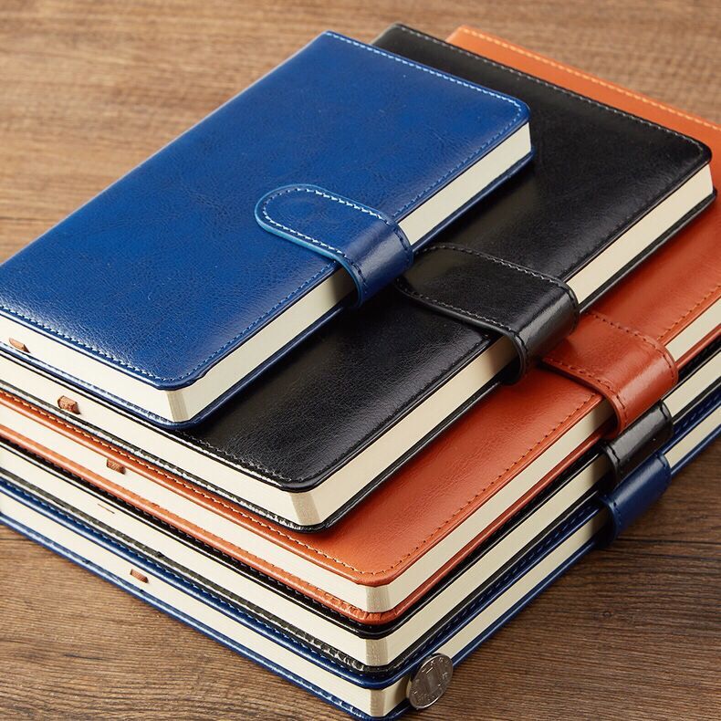 Joytong office with leather face with magnetic buckle business notebook stationery b5 large number notebook notepad day note