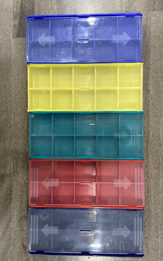 Blade box CNC blade box Blade plastic box 10 pieces of CNC knife box ABS material cemented carbide