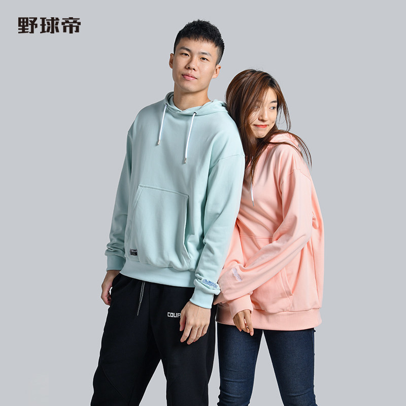 (Qingkura special price) Wildball imperialist official trekking casual blouse with hoodie basketball sports casual couple jacket tide