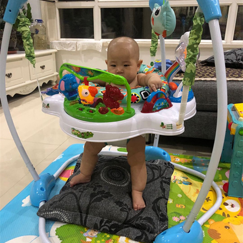 Baby Jumping Chair Coaxing Va God Instrumental Baby Bounce Chair Swings Indoor Fitness Rack Children Puzzle Toys 0-3 years old