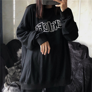 YANS2020 mùa xuân mới Harajuku Phong cách đơn giản Letter ins Head bảo vệ áo khoác dài tay áo sinh viên loose-fitting đầu triều