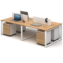 Shanghai simple modern office furniture Staff desk Staff desk Multi-person office desk Computer table and chair combination