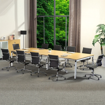 Shanghai conference room Multi-person computer table Staff training table Negotiation table Reception table Conference table and chair combination