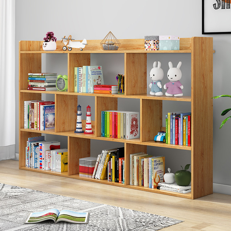 Simple Bookshelf Living Room Floor Storage Floor Storage Economy Type Small Shelve Students Home Province Space Minimalist Bookcase