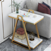 small tea table mini sofa side a few side cabinets light lavish modern minimalist living-room small family type home simple bedside tea table
