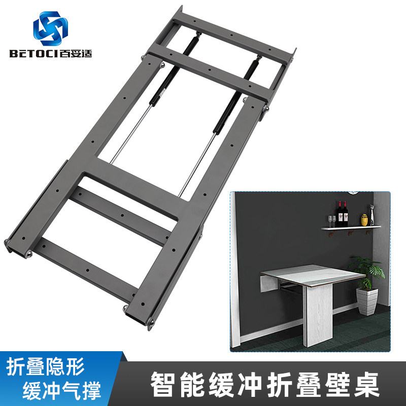 Turn up the wall invisible folding wall folding table desk bar hardware accessories on the wall table wall table