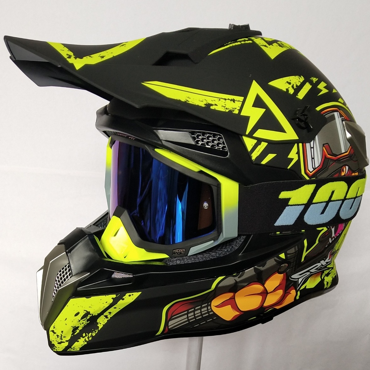 Electric car helmet locomotive helmet cross-country helmet men's and women's four seasons cross-country helmet racing full helmet KTM light helmet