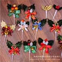 Christmas plug-in baking packaging jewelry 3D scene cake plug-in tree root cake cupcake Three-dimensional plug-in card