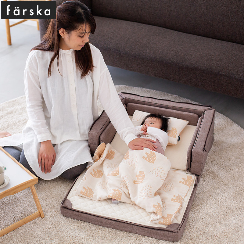 Farska multifunctional portable baby soft bed foldable newborn anti-pressure bb bed bed baby cot