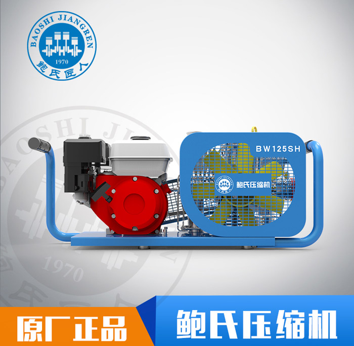 BAOSHI BW125 SH gasoline high pressure air pump Fire submersible bottle pump compressor