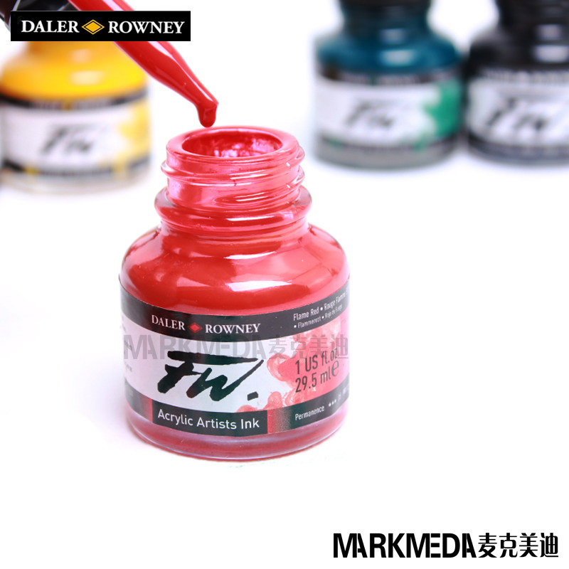 Imported BJD doll color change Qiao Qin liquid acrylic ink FW INK color fluid painting professional drawing