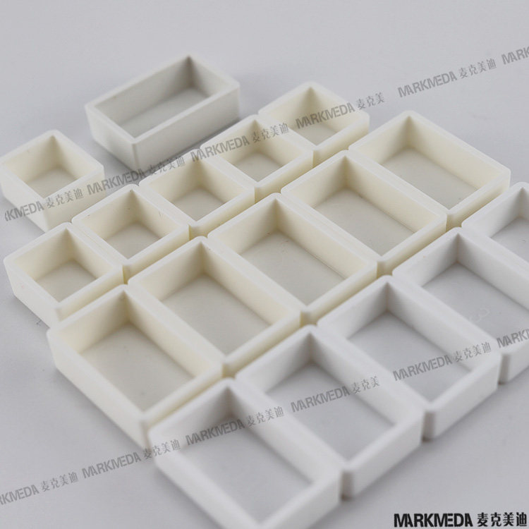 Domestic Half Block Full Block Solid Watercolor Pigments Split Up Small White Box Empty Box Plastic Square Small Lattice Import