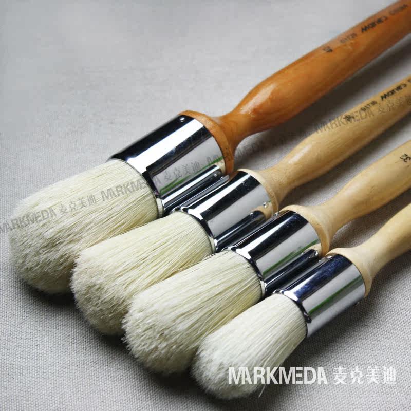 Maries Shanghai Mali Pig Mane Oil Painting Round Brushed Pig Mane Round Vanguard Board Brushed Large Area Painted Paintbrush G1730