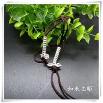 Small number pronounce Buddha counter 925 pure silver candida belle pestle counter DIY accessories 925 pure silver counter