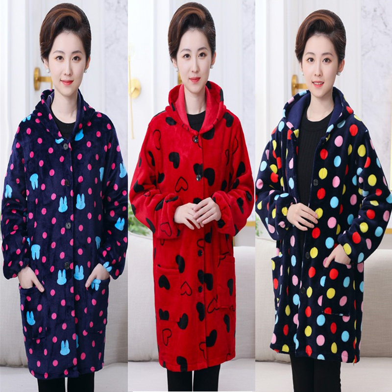 Fashion down jacket Overalls Adult thickened work clothes Coral velvet cap Flannel apron Long sleeve kitchen