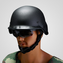 M88 pure steel tactical helmet Campus security riot helmet Army fan outdoor cs field riding explosion-proof helmet