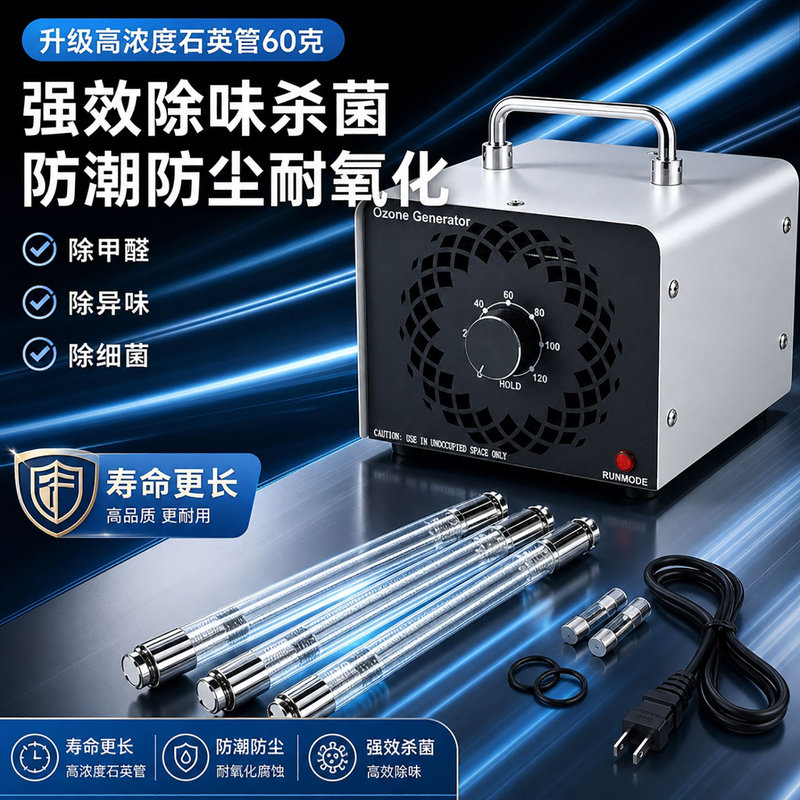 High-Concentration Deodorizing Ozone Generator, Car Ozone Disinfection Machine, Household Formaldehyde Removal, Pet Deodorization, Mold and Smoke Odor Removal