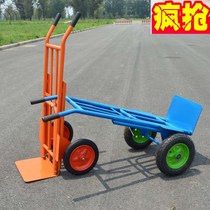Thickened trolley truck two-wheeled cart pulling carts