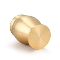 Pure brass solid mashing tank pure copper pounding pestle mortar mashing garlic mash copper Cup grinder