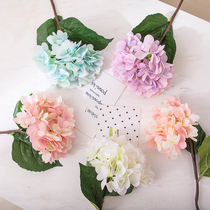 Hipster fake flower simulation flower single large hydrangea home living room coffee table table vase flower arrangement decoration ornaments