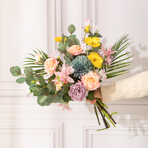 Fake Flower Bouquet Emulation Flowers Nordic Modern Home Living Room Flower Arrangement Decorative table Swaying Pieces Home Accessories Furnishing