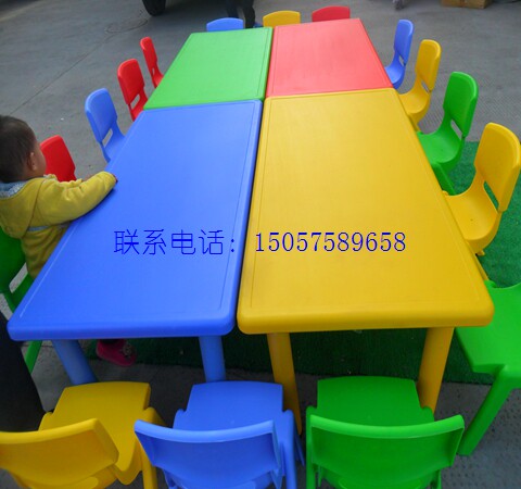 Children's study table and chair kindergarten set kindergarten table rectangular table children's table and chair set kindergarten desk