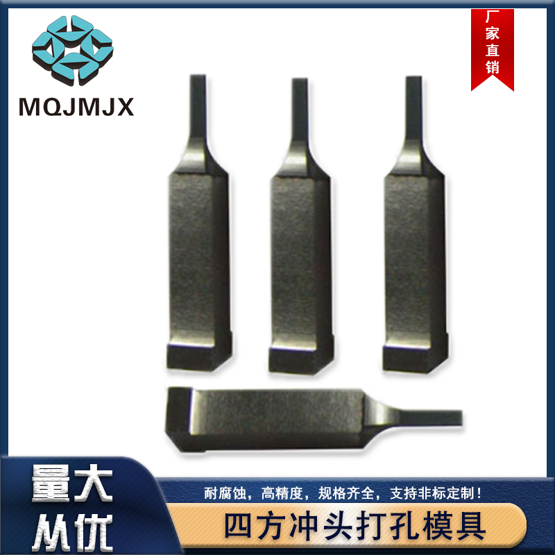 Square standard punch punching mold white steel straight body mother mold bushing practical punch die frame punch die