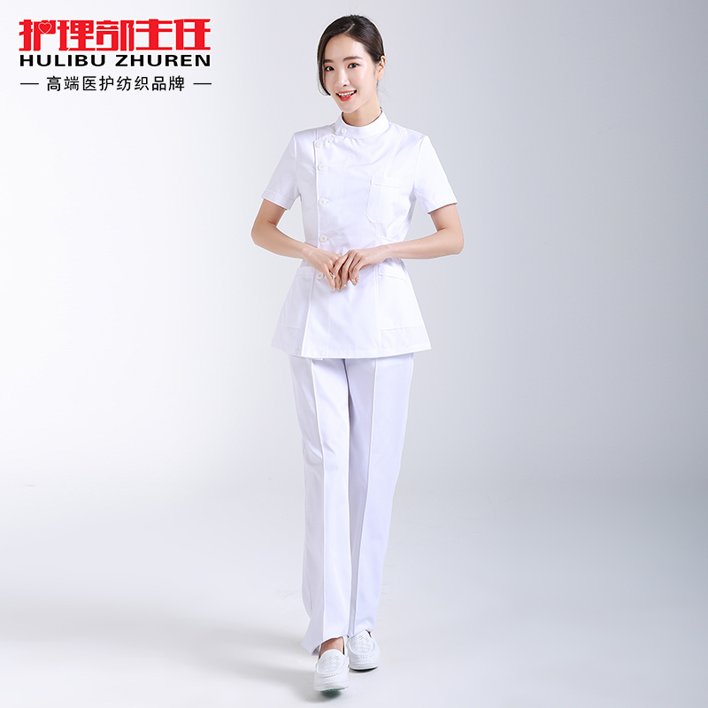 Nurse's clothing Two style suits Doctor Uniform Collar Working Doctor Uniform Experimental Suit Cosmetic Clothing Dentist Suit