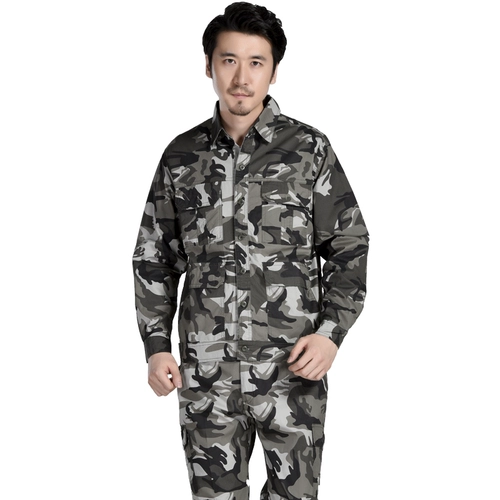 Камуфляжный комбинезон, летний хлопковый дышащий износостойкий тонкий лонгслив