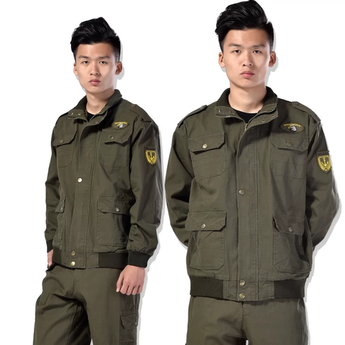 Осенний комбинезон, износостойкий хлопковый лонгслив, защита от ожогов