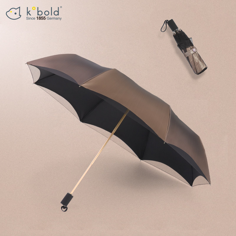 kobold umbrella women shade Germany high-end double layer sunscreen professional UV protection compact portable retro style