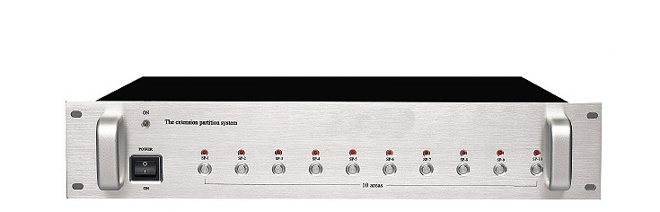 Public broadcasting peripheral equipment 10-way partitioner preamplifier DVD player FM tuner